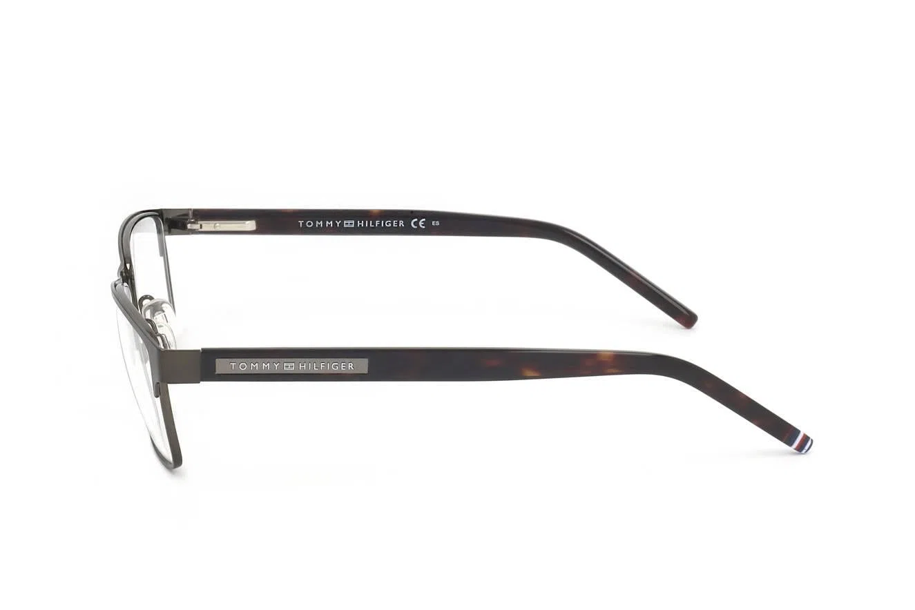 Tommy Hilfiger TH1944 Eyeglasses - MATTE RUTHENIUM BLACK - view 4